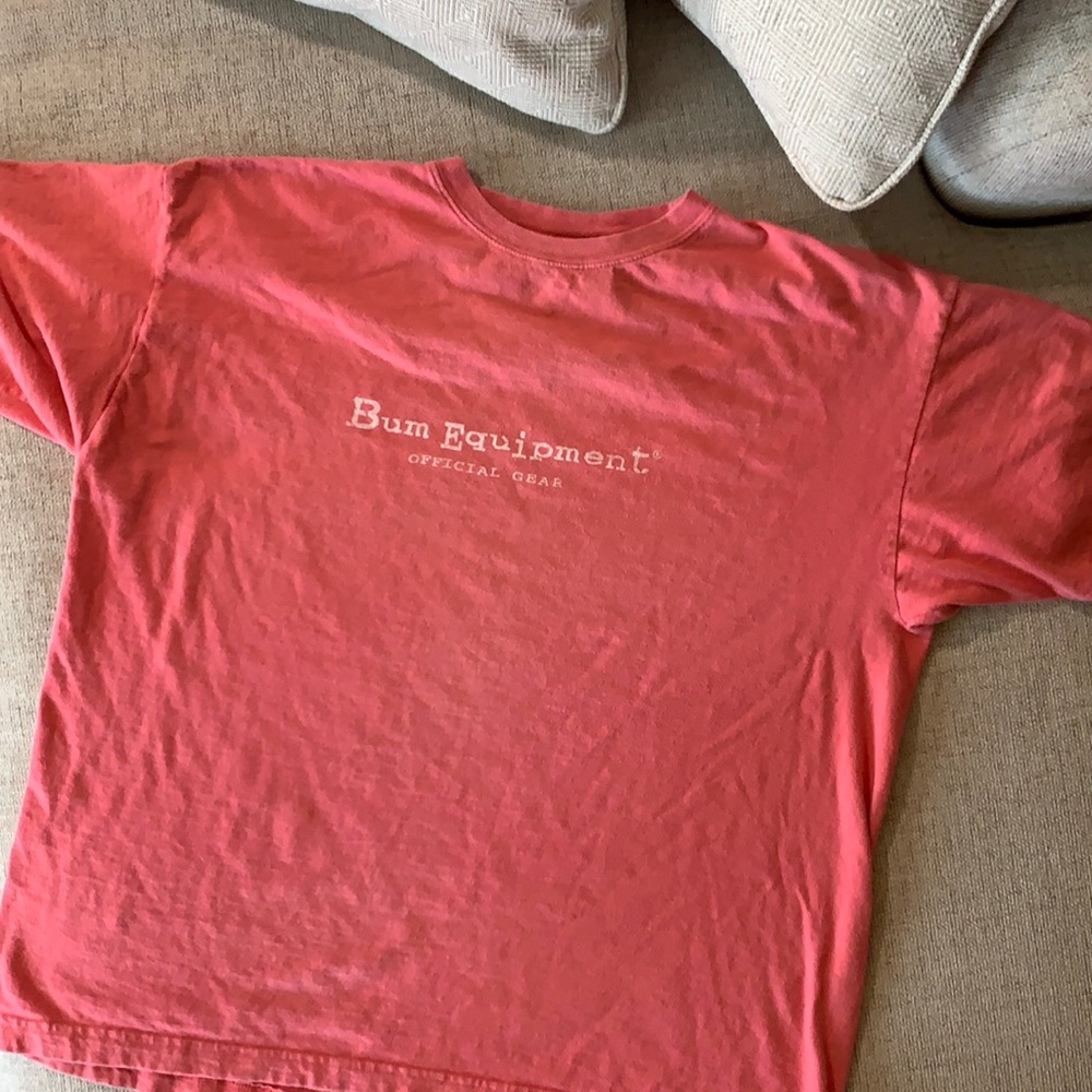 BUM Equipment T Shirt Medium Salmon Vintage